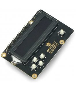 16x2 RGB LCD ekranas I2C klaviatūra, skirta Raspberry Pi 3B+/4B, DFRobot DFR0514