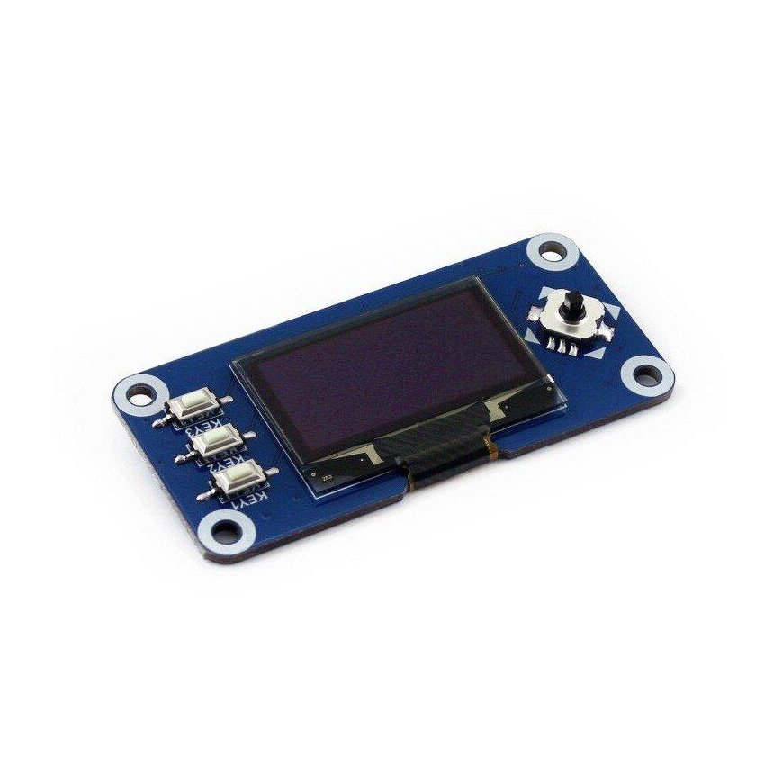 OLED 1.3" 128x64px -moduuli Raspberry Pi 4/3+/3/2/Zero -tietokoneille, Waveshare 13890
