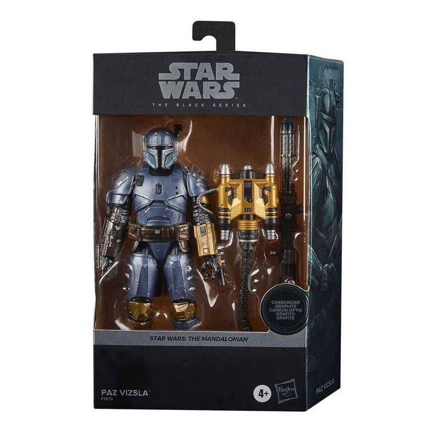 Hasbro Star Wars Black Series Paz Vizla Carbonized – 2