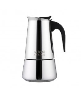 STEEL COFFEE MAKER 450ML (9 CUPS)