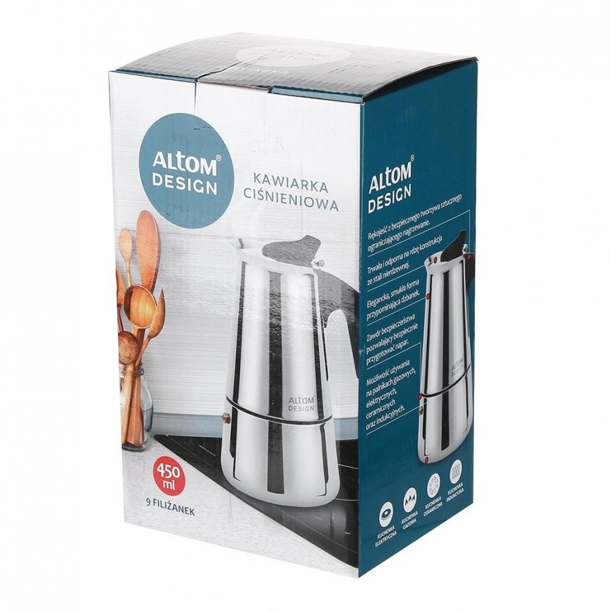 STEEL COFFEE MAKER 450ML (9 CUPS) – 4