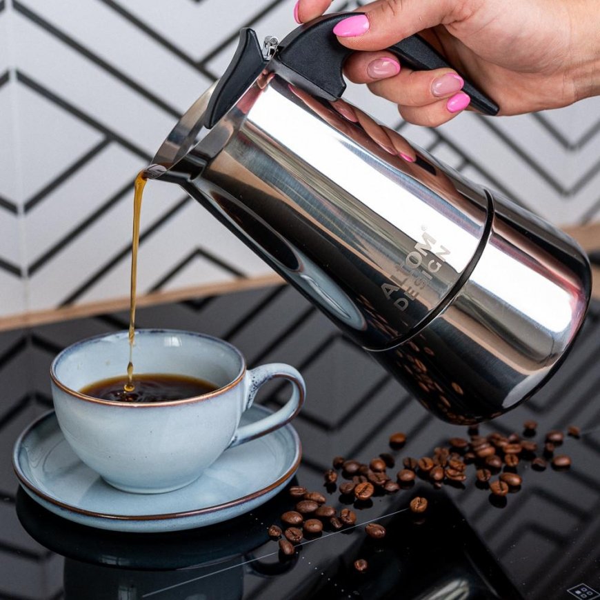 STEEL COFFEE MAKER 450ML (9 CUPS) – 5