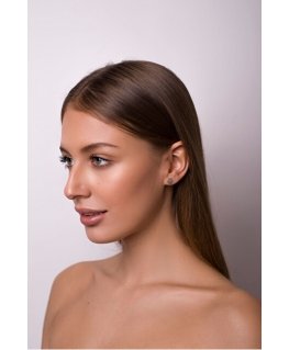 Brilio Silver Brilio Silver Minimalistiset hopeiset korvakorut GOLD012