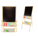 Lean Toys Wooden two-tone magnetic board with accessories Lean Toys Wooden two-tone magnetic board with accessories
