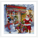Merejka Cross stitch kit "Toy Store" 30x30 SK213 Merejka Cross stitch kit "Toy Store" 30x30 SK213