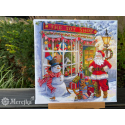 Merejka Cross stitch kit "Toy Store" 30x30 SK213 Merejka Cross stitch kit "Toy Store" 30x30 SK213