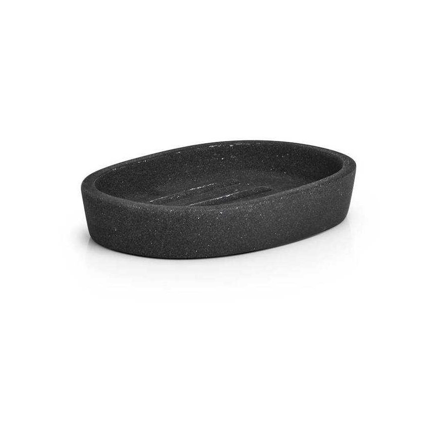 Zeller soap dish standing black (18890) – 4