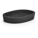 Zeller soap dish standing black (18890) Zeller soap dish standing black (18890)