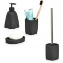 Zeller soap dish standing black (18890) Zeller soap dish standing black (18890)