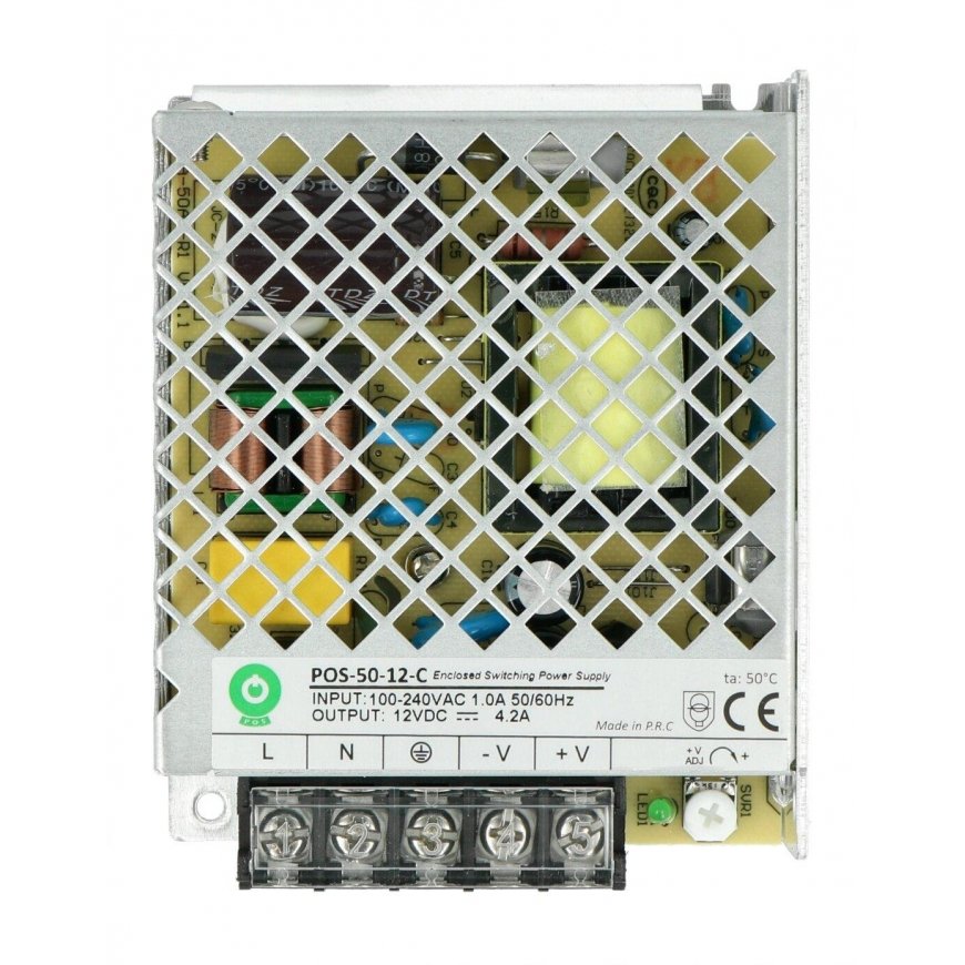 Oem Maitinimo šaltinis POS-50-12-C 12V 4.2A 50.4W – 2