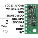 LIS3MDL 3-axis digital magnetometer I2C/SPI, Pololu 2737 LIS3MDL 3-axis digital magnetometer I2C/SPI, Pololu 2737