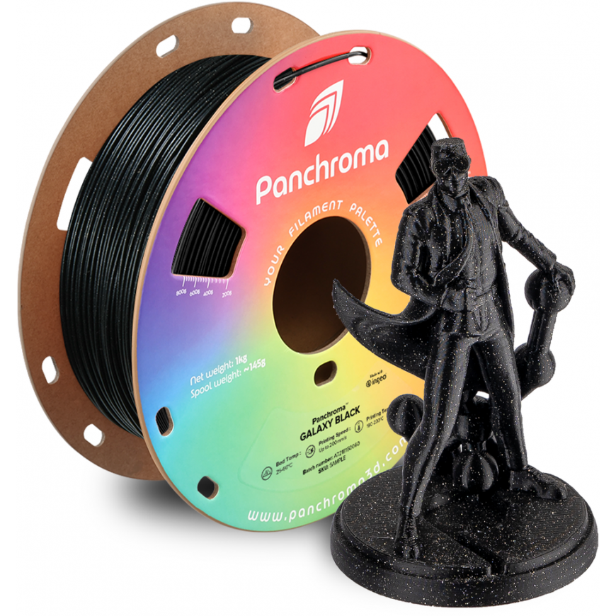 Polymaker Panchroma™ PLA Galaxy 1.75 mm 1kg - Galaxy Black