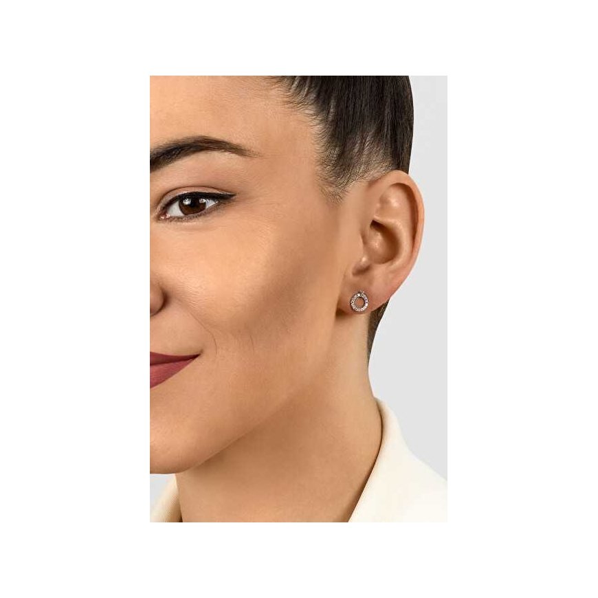 Brilio Silver Putojantys paauksuoti auskarai EA357Y