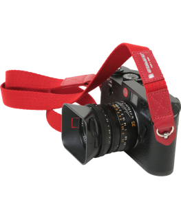 ARTISANARTIST Artisan & Artist I ACAM-102AA I Slim Cloth Strap (w/Ring-type/Eyelets) Raudona