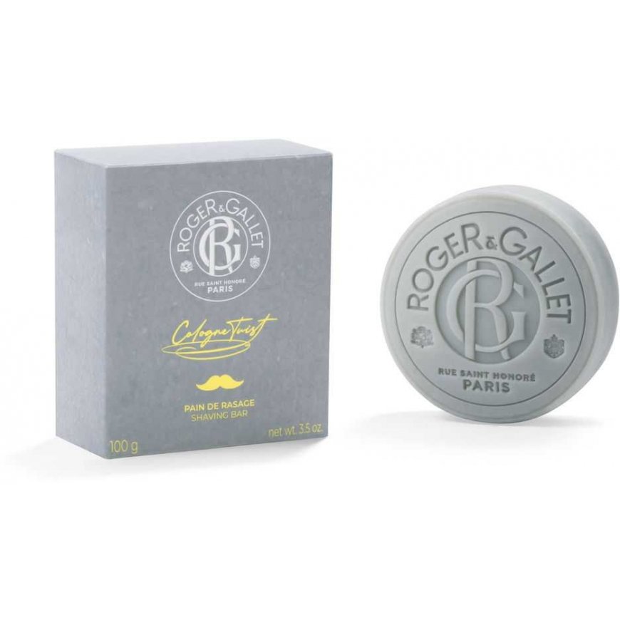 Roger & Gallet Cologne Twist Shaving Bar, 100 g