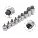 Milwaukee ASTA LOW PROFILE SOCKETS – XZN 3/8" – 1/2" ON RAIL