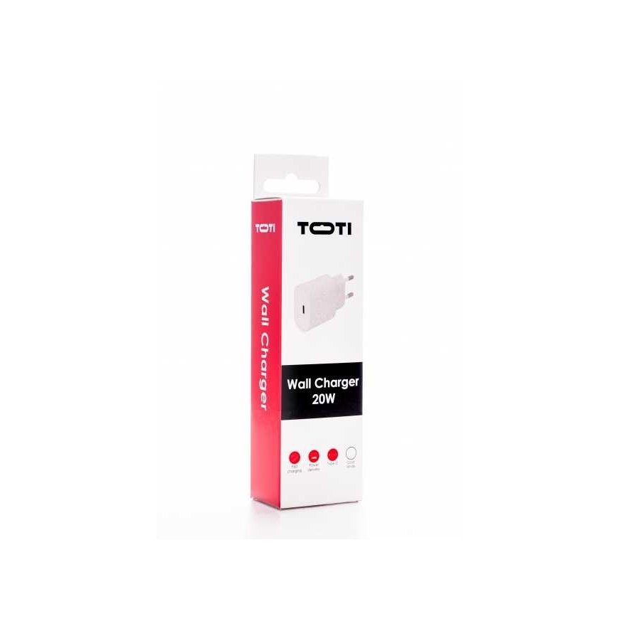 SEEK TOTI 20W Type-C PD Portable Wall Fast Charger, White – 2