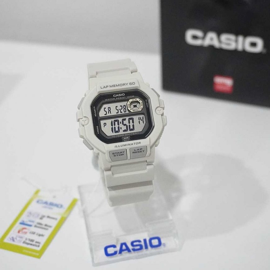 Vyriškas laikrodis CASIO Sports WS-1400H-8A + BOX (zd271d) – 3
