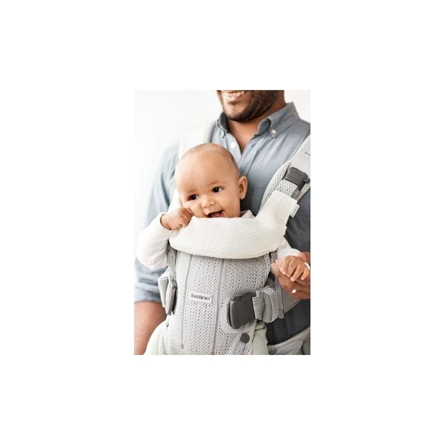 BABYBJORN baby carrier bib, white, 030121A – 3