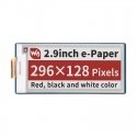 E-Paper E-Ink display 2.9” 296x128px, SPI, 3 colors, for Raspberry Pi Pico, Waveshare 19607 E-Paper E-Ink display 2.9” 296x128px, SPI, 3 colors, for Raspberry Pi Pico, Waveshare 19607