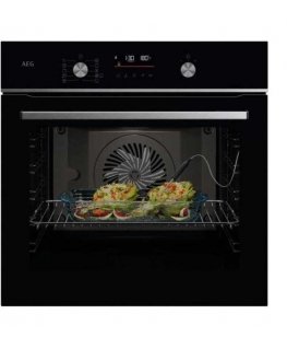 Black oven with catalytic walls AEG OS6CB531AB