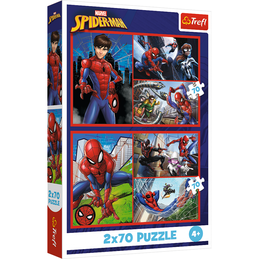 TREFL SPIDER-MAN Pužļu komplekts Zirnekļa stāsti