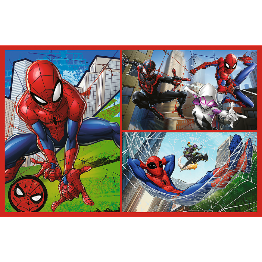 TREFL SPIDER-MAN puzzle set Spider stories, 2x70 pcs – 3