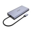 UNITEK uHUB S7 USB 3.2 Gen 1 (3.1 Gen 1) Type-C Pelēks UNITEK uHUB S7 USB 3.2 Gen 1 (3.1 Gen 1) Type-C Pelēks