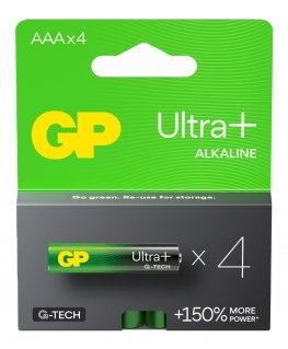 GP Batteries Ultra Plus Alkaline 03024AUPETA-B4 household battery Single-use battery AAA