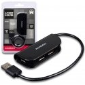 Axagon HUE-X4B interfeisa centrmezgls USB 2.0 480 Mbit/s Melns Axagon HUE-X4B interfeisa centrmezgls USB 2.0 480 Mbit/s Melns