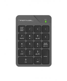 A4Tech Fstyler FGK21C numbritega klahvistik Universaalne USB Must, Hall