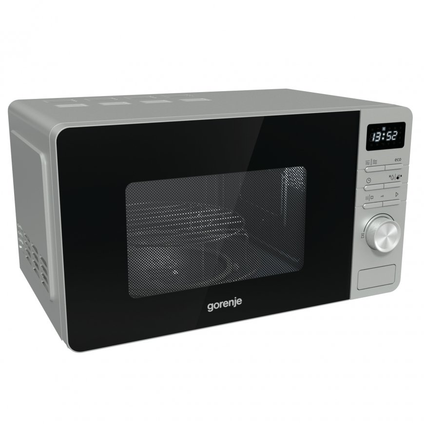 Gorenje MO20A4X Juoda, Metalinis Mikrobangų krosnelė su kepsninės funkcija Už diapazono ribų 20 L 80