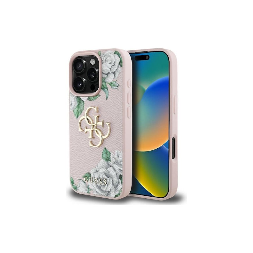 Guess PU Grained Roses 4G Metal