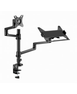 Gembird MA-DA-04 monitoriaus laikiklis arba stovas 81,3 cm (32") Stalas Juoda