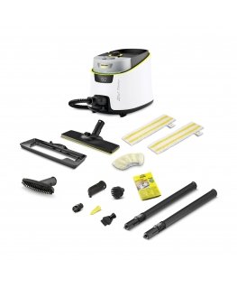 Kärcher SC 5 DELUXE SIGNATURE LINE Sylinterillinen höyrypuhdistin 1,3 L 2250 W musta, Valkoinen