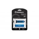 Kingston Technology IronKey Keypad 200 USB atmintukas 32 GB C tipo USB 3.2 Gen 1 (3.1 Gen 1) Mėlyna Kingston Technology IronKey Keypad 200 USB atmintukas 32 GB C tipo USB 3.2 Gen 1 (3.1 Gen 1) Mėlyna