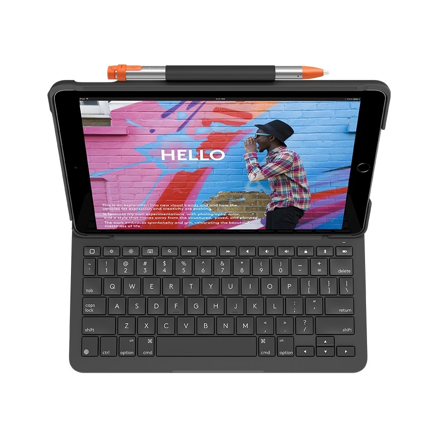 Logitech 920-009476 mobiilseadme klaviatuur QWERTZ Šveitsi Bluetooth Grafiit – 2
