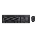 Trust Ody II tastatūra Pele iekļauta Birojs RF Bezvadu QWERTY Ziemeļvalstu Melns