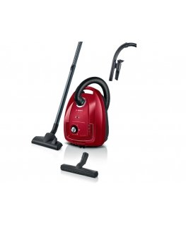 Bosch Serie 4 BGD38RD1H dulkių siurblys 4 L Būgninis siurblys Sausa 600 W Dulkių maišas