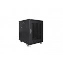 Lanberg FF01-6815-23B телекоммуникационная стойка 19U Отдельностоящая стойка Черный