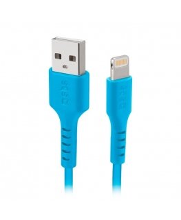 SBS TECABLEUSBIP589A кабель с разъемами Lightning 1 m Синий