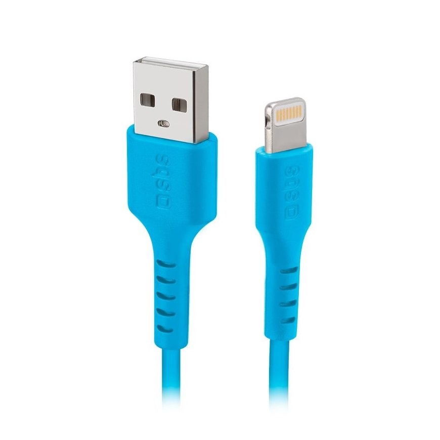 SBS TECABLEUSBIP589A „Lightning“ kabelis 1 m Mėlyna