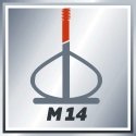 Einhell TC-MX 1400-2 E миксер строительный 1400 W 780 RPM