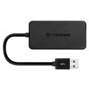 Transcend HUB2 Melns Transcend HUB2 Melns
