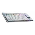 Logitech G G915 X LIGHTSPEED tastatūra Speļu USB + RF Wireless + Bluetooth QWERTY Ziemeļvalstu Balts Logitech G G915 X LIGHTSPEED tastatūra Speļu USB + RF Wireless + Bluetooth QWERTY Ziemeļvalstu Balts