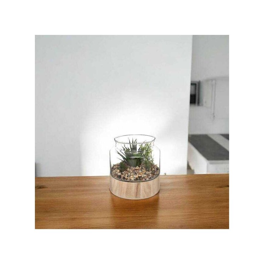 Atmosphera Artificial plants, height 17.5 cm, in a glass terrarium based on – 2