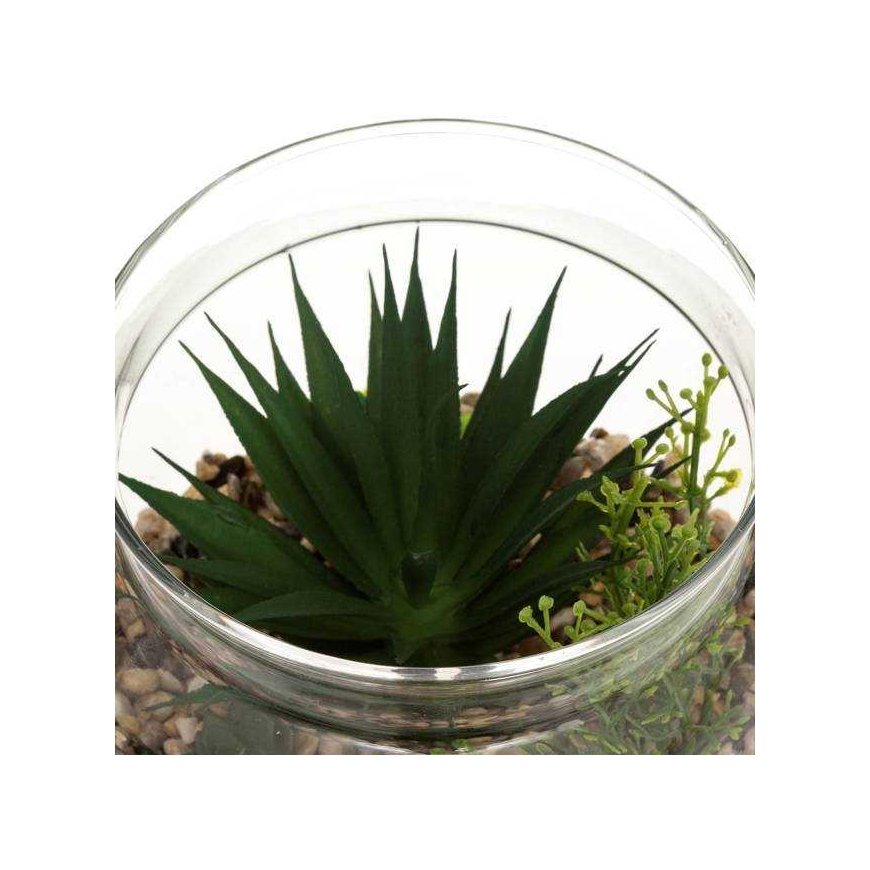 Atmosphera Dirbtiniai augalai, aukštis 17,5 cm, stikliniame terariume remiantis – 3