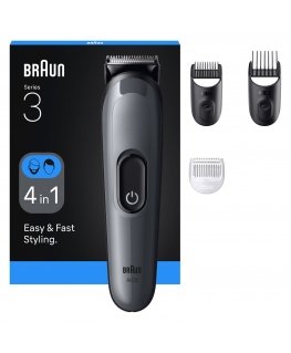 Braun AIO3500 подрезчик Черный, Серый 14 Никель-металл-гидридный (NiMH)