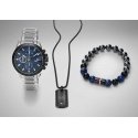 Tommy Hilfiger Black Men's Necklace with Military Badge Jameson 2790629
