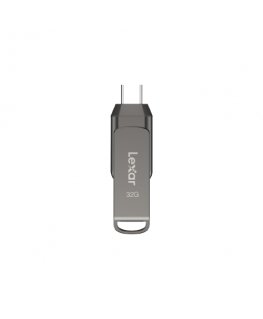 Lexar JumpDrive LJDD400032G-BNQNG USB flash drive 32 GB USB Type-C 3.2 Gen 1 (3.1 Gen 1) Grey